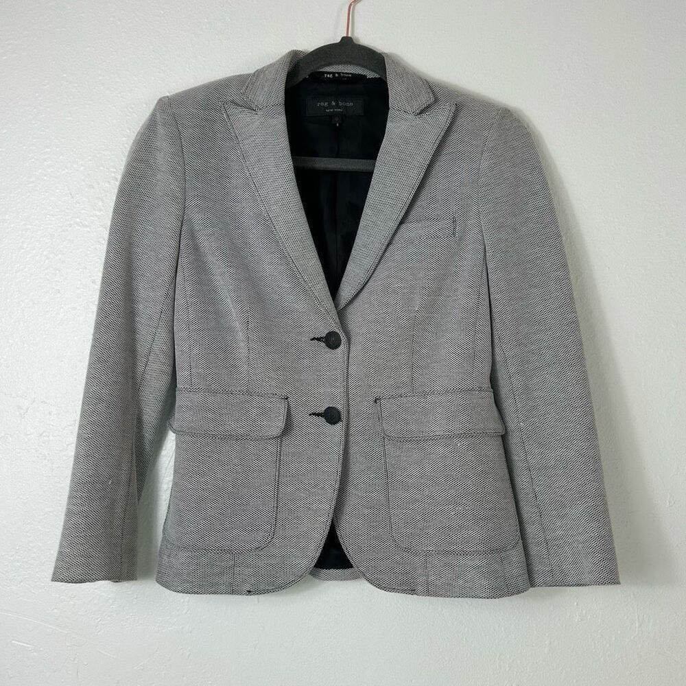 Rag & bone gray blazer size XS